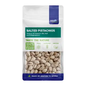 Hạt Dẻ Cười Rang Muối, Salted Pistachio, Gluten Free (265g) - ATLAS GARDEN